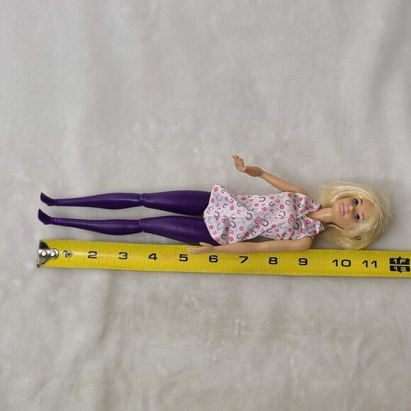 Barbie Fashion Doll Mattel Bob Haircut Horseshoe Tunic Purple Legs - Picture 7 of 10